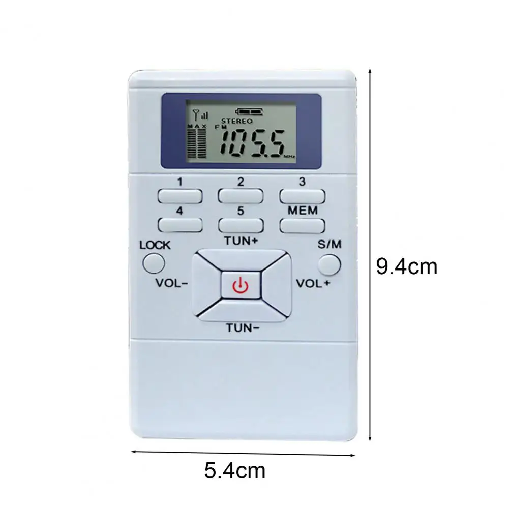 HRD-102 Цифровой радиоприемник два цвета дополнительный мини-практичный компактный