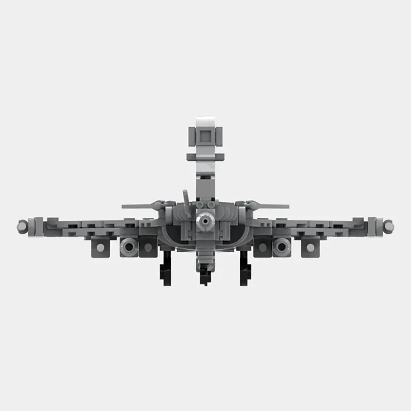 Военная модель Moc строительные кирпичи масштаб 1:72 Rafale C истребитель