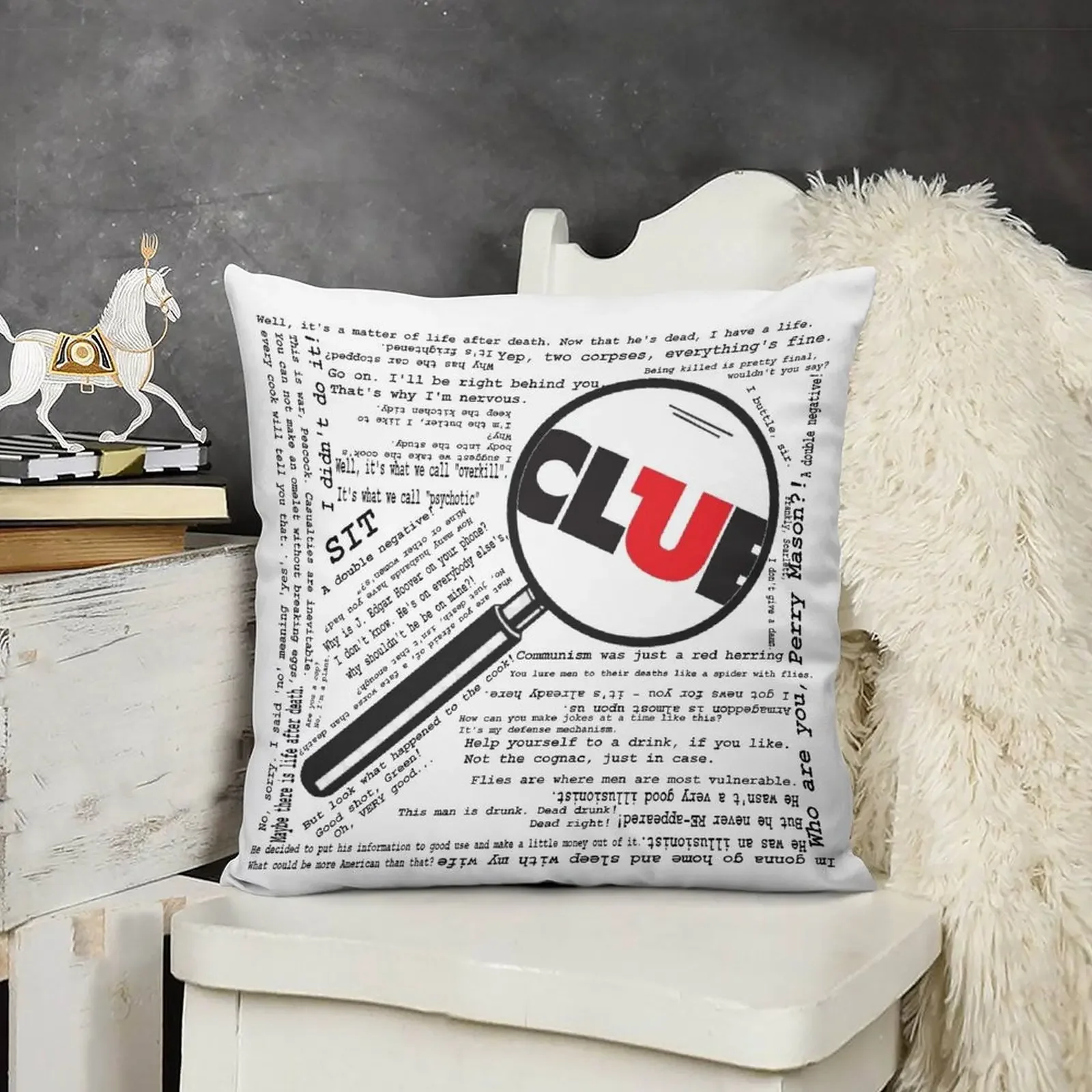 Наволочка Clue Qoutes полиэстер