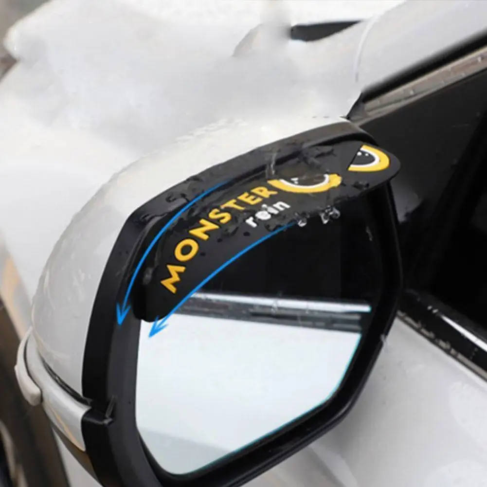 

Car Rearview Mirror Rain Universal Auto Part Rear View Car Rearview Eyebrow Cover Cover Mirror Rain Rain Mirror Protector K6C1