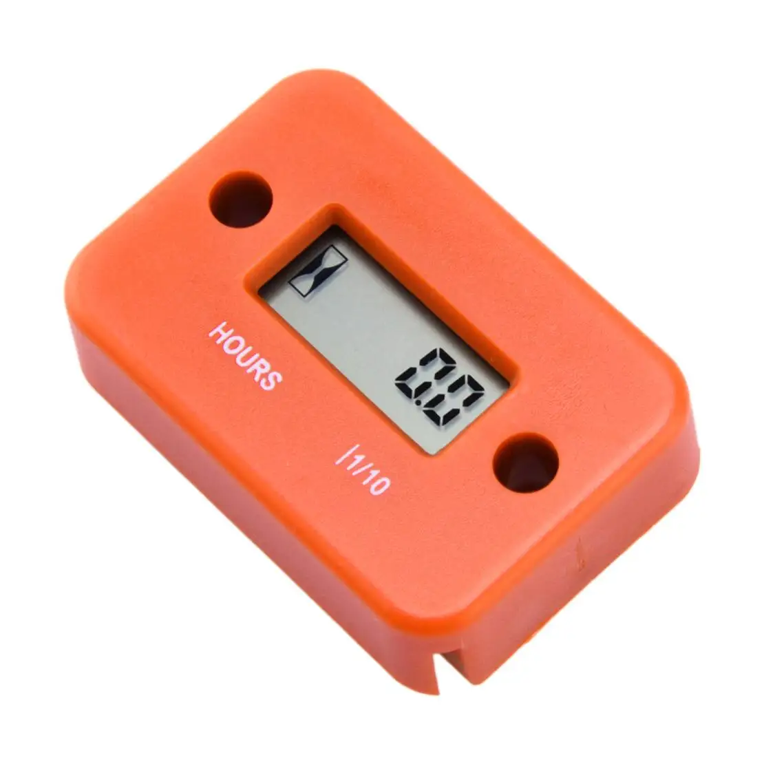 Оранжевый цифровой ЖК-счетчик вибрации и часов счетчик двигателя подходит для