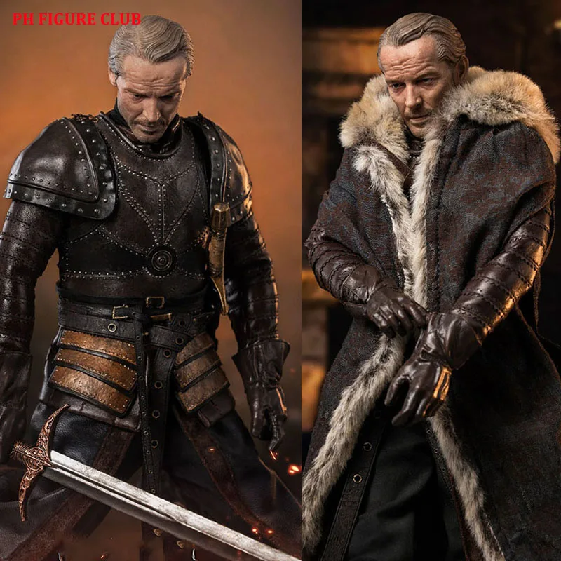 

Collectible Threezero 3Z0141 1/6 Men Soldier Exiled Knight Jorah Mormont Full Set Model 12'' Action Figure Toys for Fans Gift
