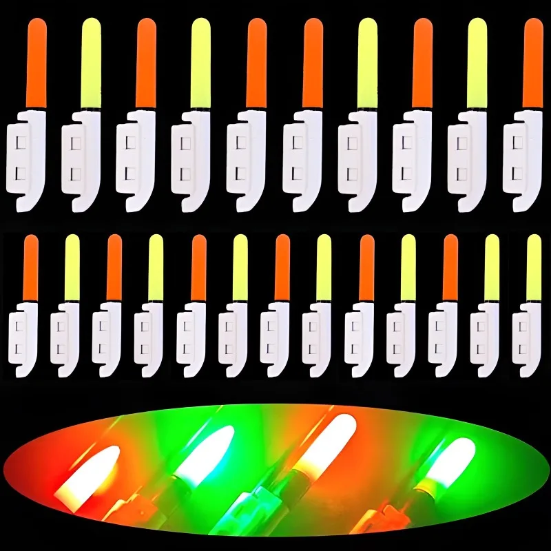 

5/10PCS Fishing Electronic Rod Luminous Float Stick Light CR425 CR322 Battery LED Removable Waterproof Fishing Accessories