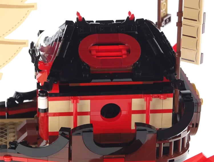 1821 шт. Shinobi Legacy Destiny's Bounty Boat Battle Ship Moving Sails Samurai X 11558 Наборы строительных блоков