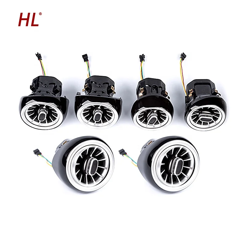 

Car LED Interior Atmosphere Light Turbine Air Conditioning Outlet Ambient Light For Mercedes-Benz S-class W222