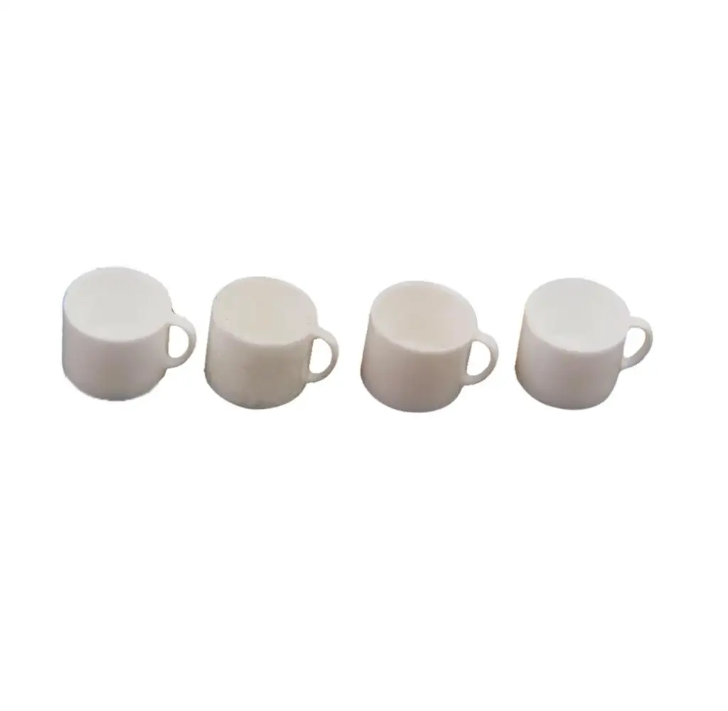 

12. Scale White Simple Ceramic Coffee Mugs / Bowls Dolls House