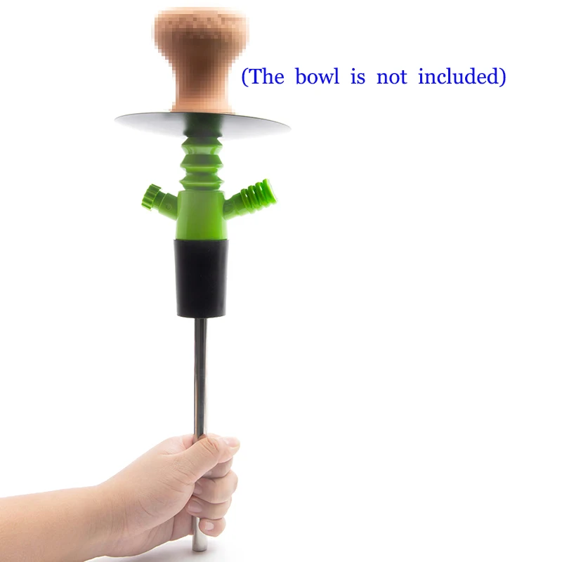 

3 Part Plastic Hookah Stem Kit Hookha Smoking Flavor Set Water Shisha Pipe Chicha For Liquor Wine Bottle Without Bowl And Hose