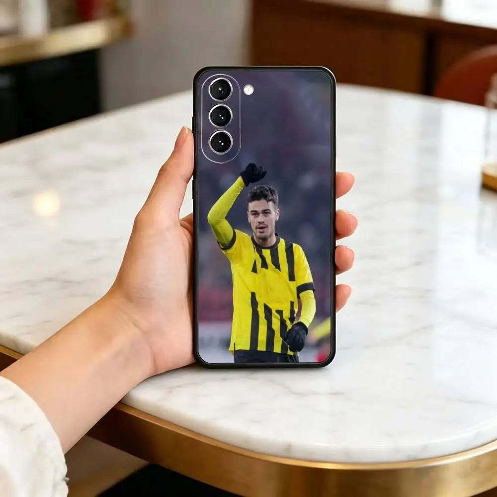 Фото Чехол для телефона с изображением футболиста Джованни Р-Рейны для Samsung Galaxy A73, A72, A71, A70, A53, A52, A51 и других моделей, мягкий черный чехол №5