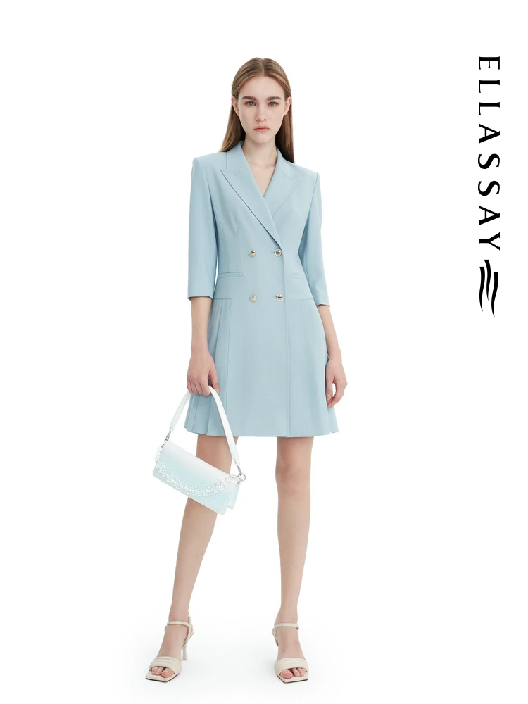 Ellassay GE i Spring/Summer New Elegant Slim fit Advanced Suit Dress Women Ewe332y2200