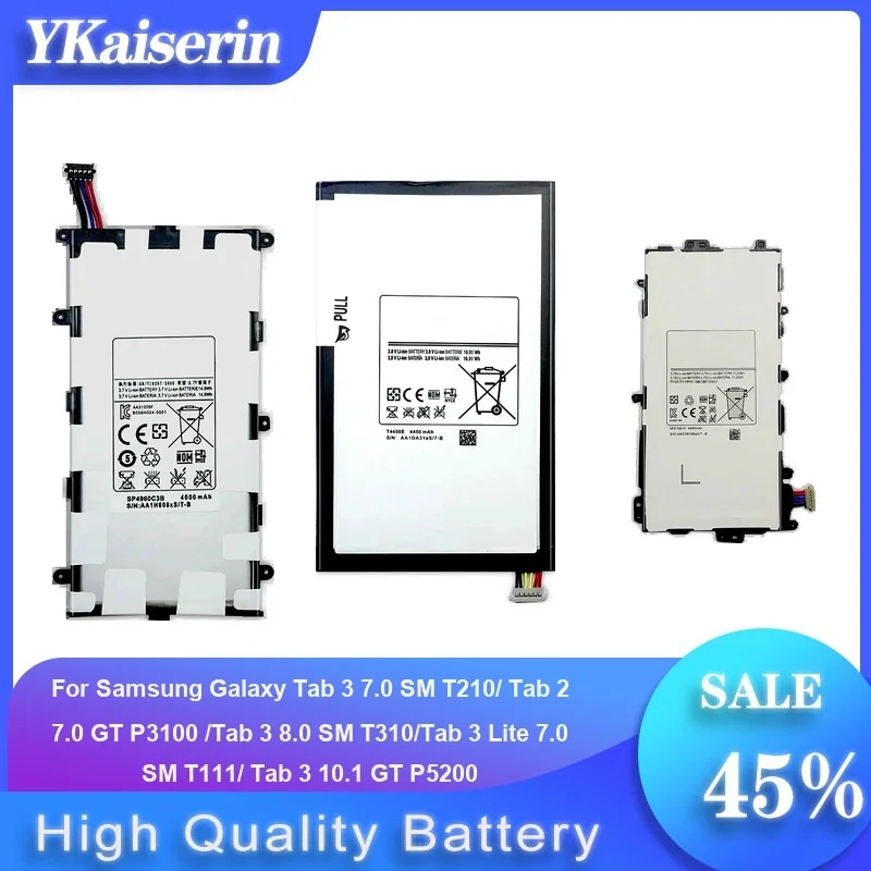 Фото T9500C T8220E Аккумулятор для планшета Samsung Galaxy Note 8,0 10,1 Pro 12,2 SM P900 GT N5100 N5110 N8000 N8010 N8020 Аккумуляторы + НО №1