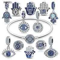 hot sale demon eye charms bead suitable for original 925 silver pandora bracelet bangle necklace diy makeing ladies jewelry gift