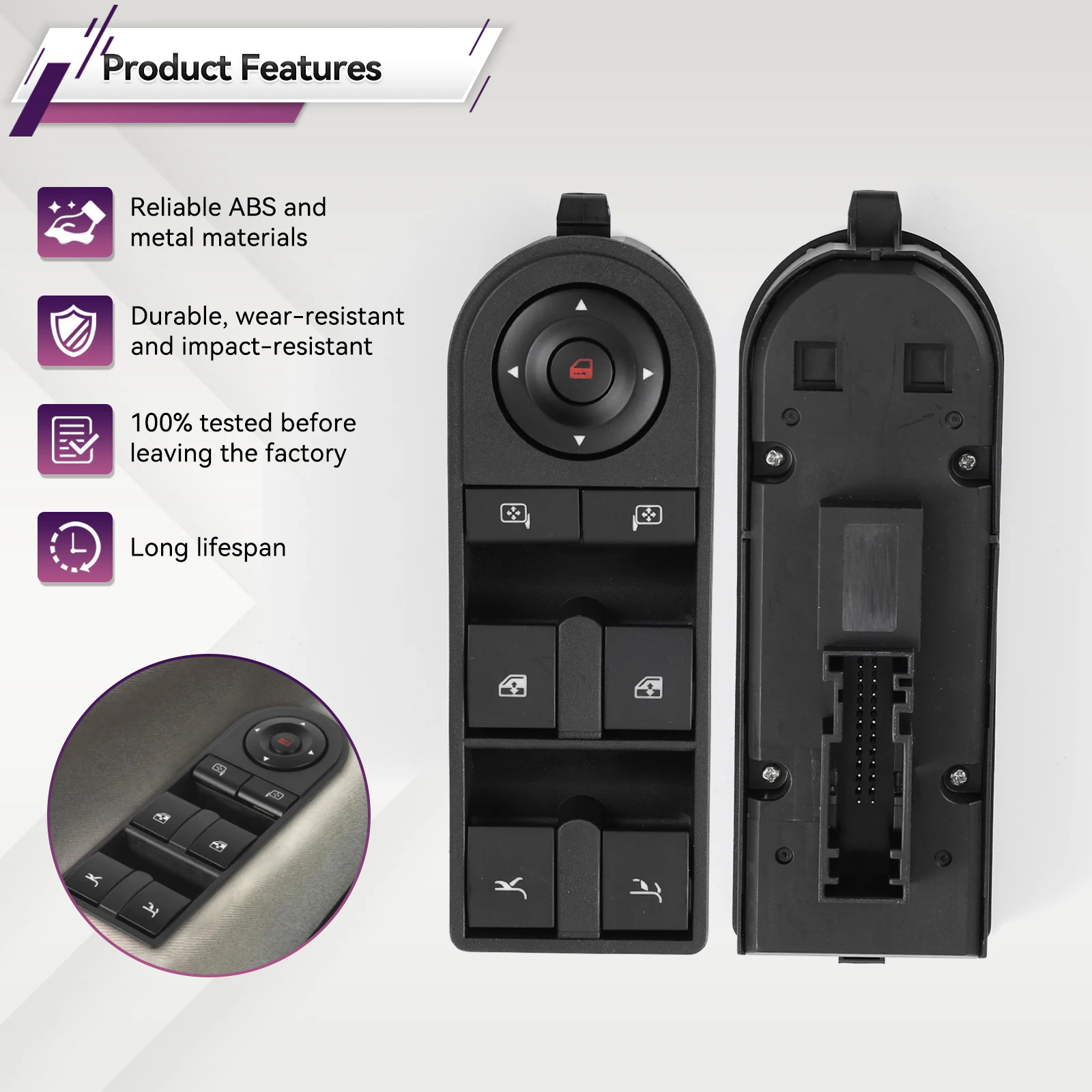 93162636 Передняя левая сторона автомобиля кнопка управления электрическим главным