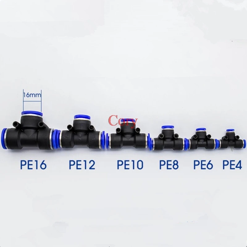 1 шт. PY/PE/PU-4/6/8/10/12/14/16 Пластиковая нажимная пневматическая воздушная труба