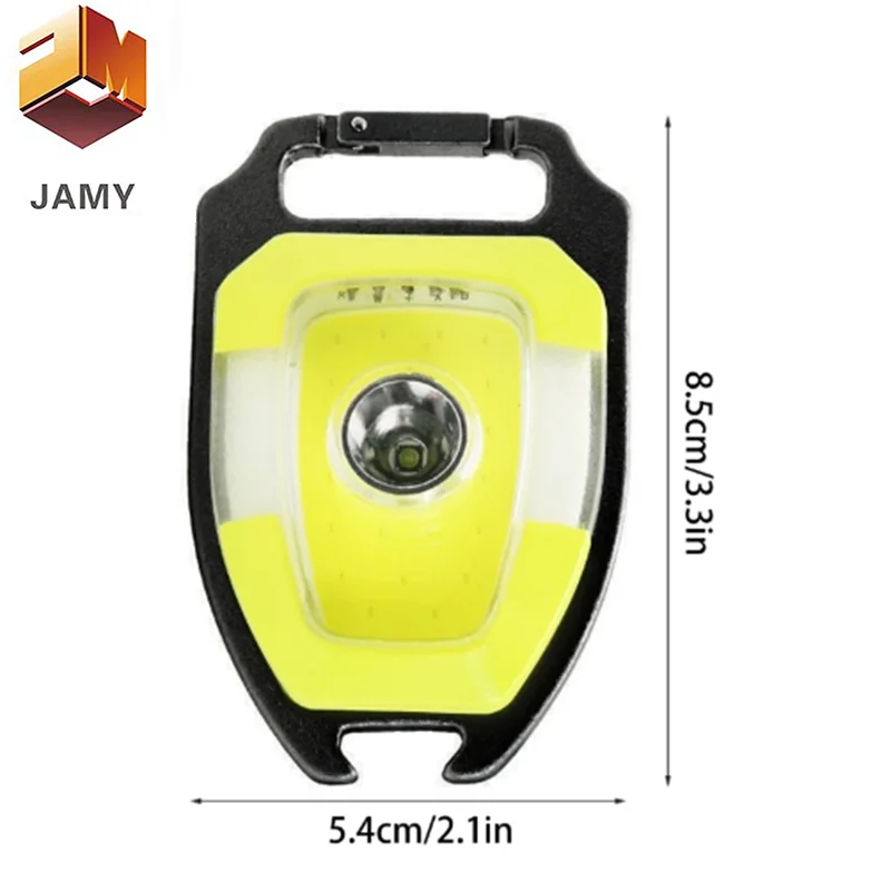 Портативный Многофункциональный Мини-фонарик С Брелком Аварийный Светодиодный