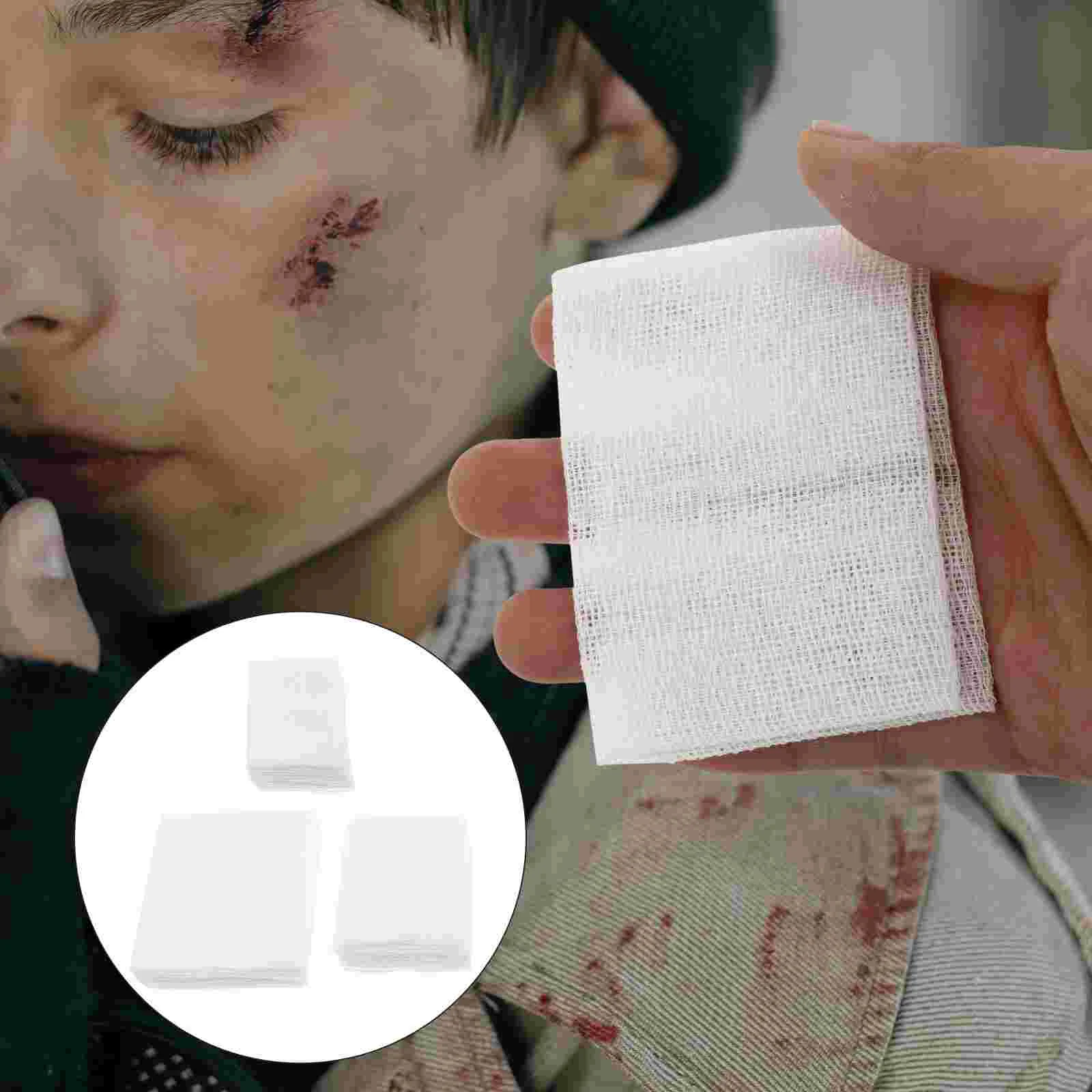 

90Pcs Lightweight Durable First Aid Accessories Supplies Wound Care Gauze