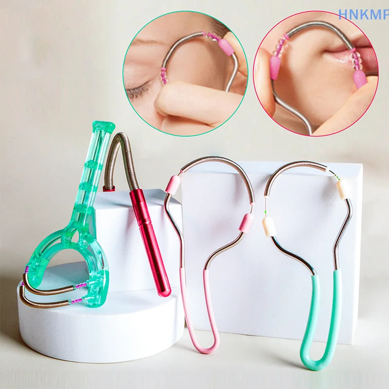 Ручной эпилятор для удаления волос на лице безопасный ручной пружинный