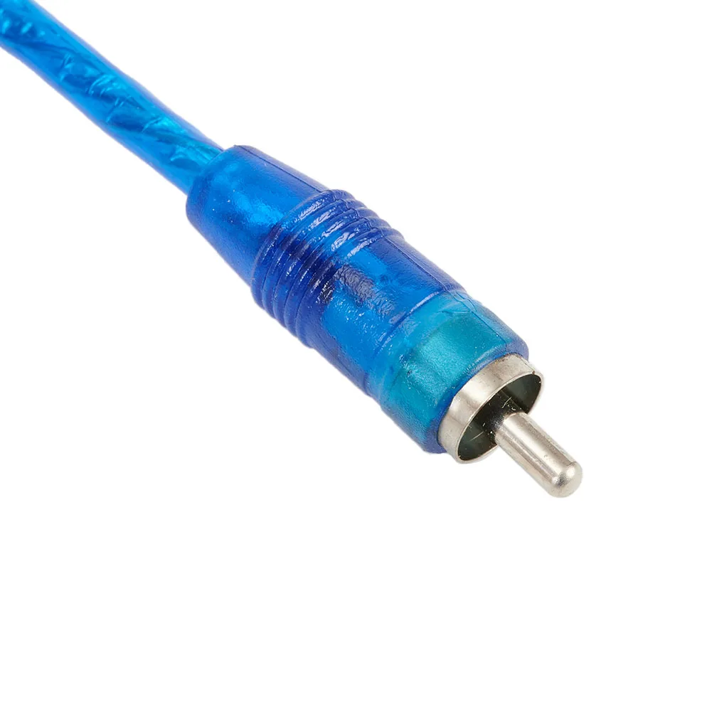 

Cable Audio Cable DVD MP3 Players Portable Speakers Subwoofers 27 Cm Blue Copper + Aluminum New RCA 10.63 Inches