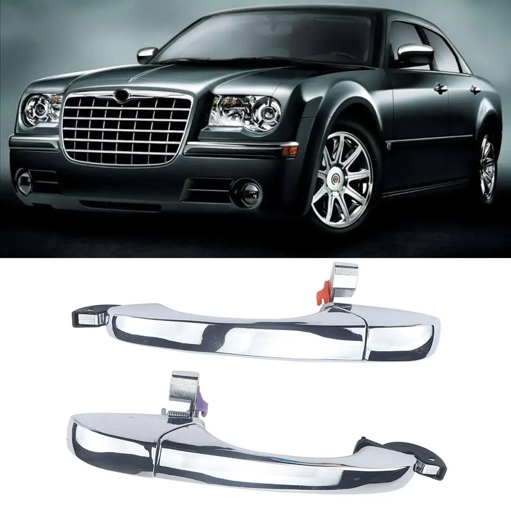 

1pair Exterior Door Handle Rear Left Right Car Outer Door Handles for CHRYSLER 300 2005-2010 For DODGE MAGNUM 2005-2008