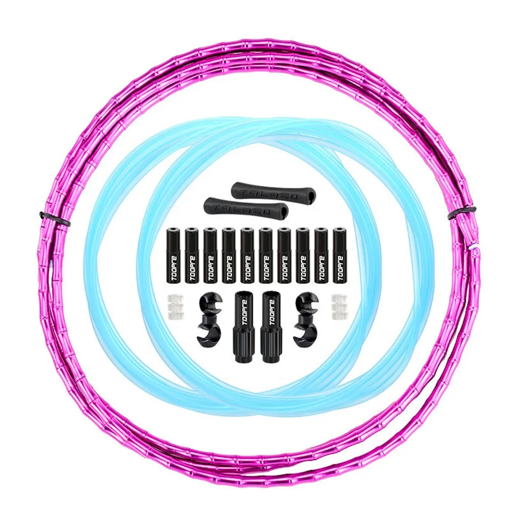 

Aluminum Alloy Brakes For BicycleBike Parts Bicycle AccessoriesBicycle Brake Cable Outer Tube Fish Bone Line Bamboo Pipe Sleeve