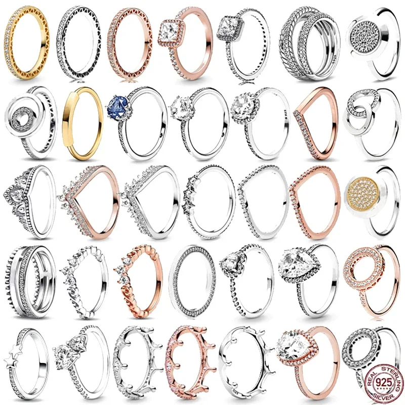 Изысканное искусственное серебряное кольцо с венчиком