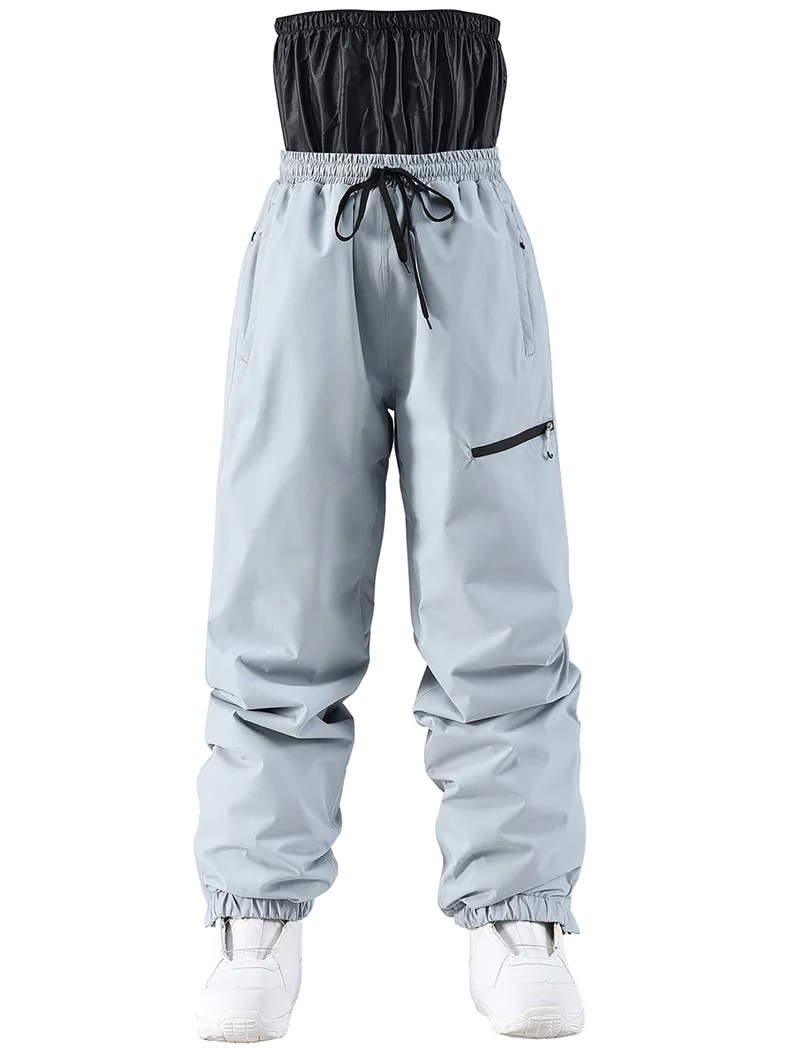 Новинка 2024 -30 ℃ лыжные брюки для мужчин и женщин зимние уличные ветрозащитные