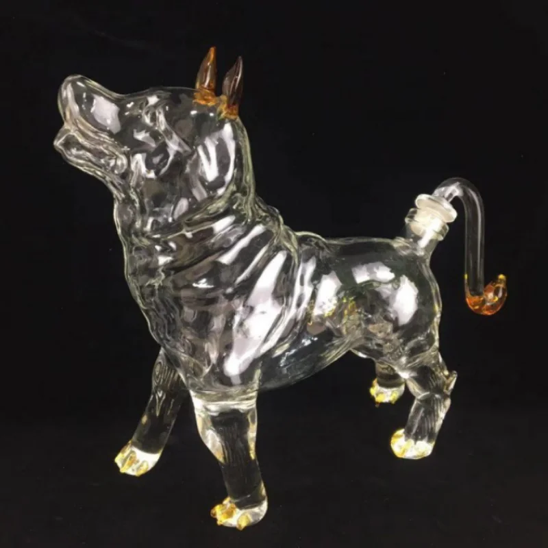 700-1000 мл креативная в форме собаки винная бутылка искусство виски водки Shochu