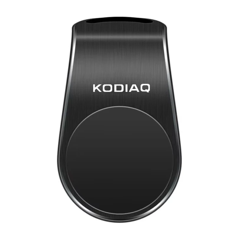 

Автомобильный держатель для телефона с логотипом skoda Kodiaq, GPS-держатель, зажим для вентиляционного отверстия, металлический магнит на 360°, подставка для телефона, аксессуары для интерьера