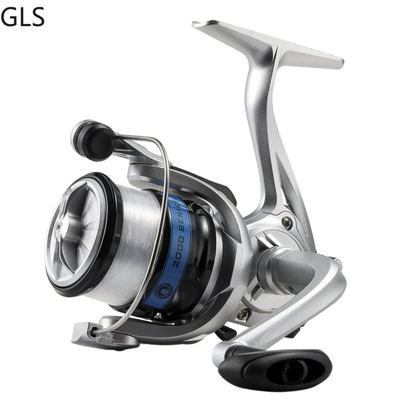 GLS Brand New 2000 Series High Quality Fishing Coil 4kg Max Drag Saltwater/Freshwater Spinning Fishing Reel baitcasting reel
