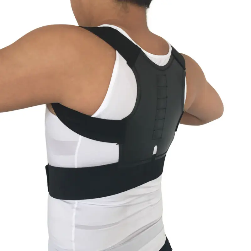 

Корсет для коррекции спины Магнитный Корректор осанки прямой плечевой бандаж поддержка поясницы облегчение боли для детей взрослых женщин мужчин