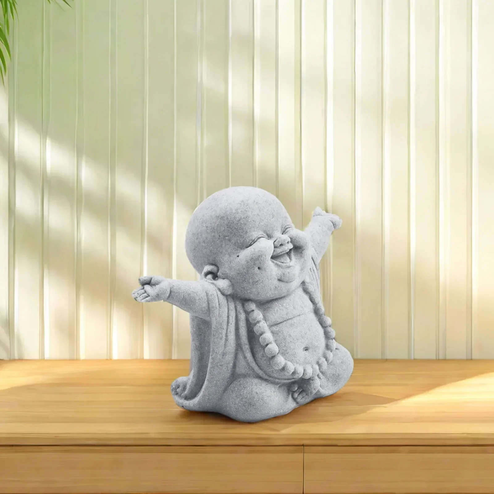 Будда Садовый Декор Толстый Улыбающийся Орнамент На Открытом Воздухе Не