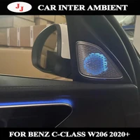 led inter a pillar speaker cover atmosphere ambient light for mercedes benz new c class w206 2022 trim