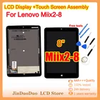 ЖК-дисплей 8 дюймов для Lenovo Miix2-8 Miix2 8, планшетный ПК, ЖК-дисплей, сенсорная панель, дигитайзер в сборе, Запасная часть