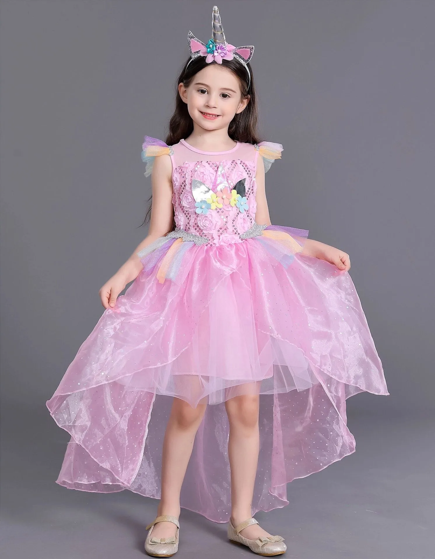 The new girl Tianma unicorn gauze tutu Halloween birthday dress dress pony princess dress My Little Pony Twilight Sparkle party images - 6