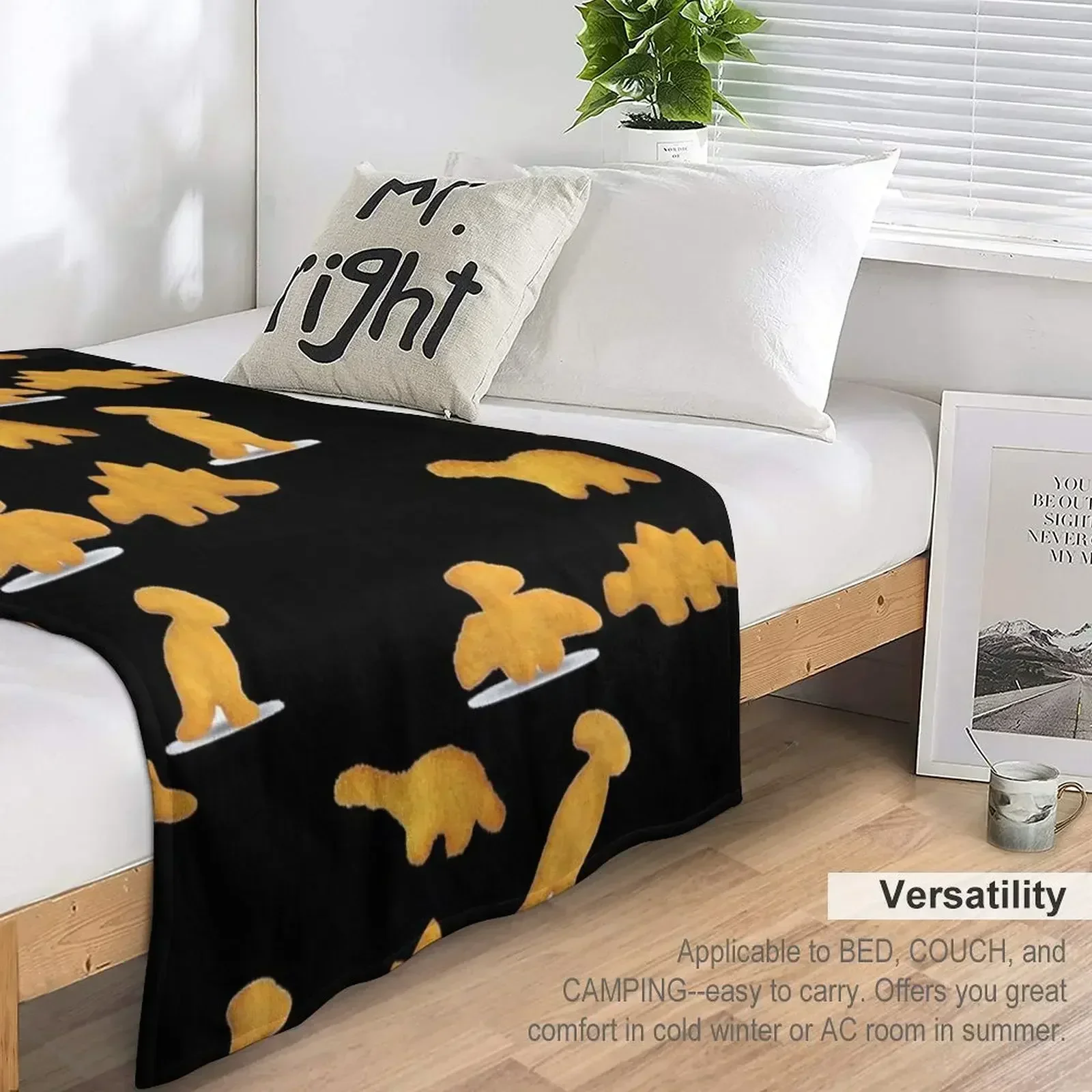 Одеяло с курицей дино самородками персонализированный подарок спальный мешок