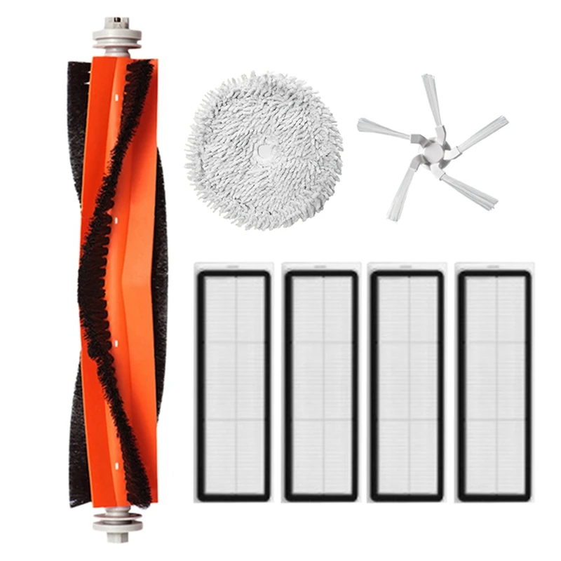 

7Pcs Replacement Parts Kit For Xiaomi Dreame W10 Robot Vacuum Cleaner Washable HEPA Filter Main Side Brush Mop Cloth