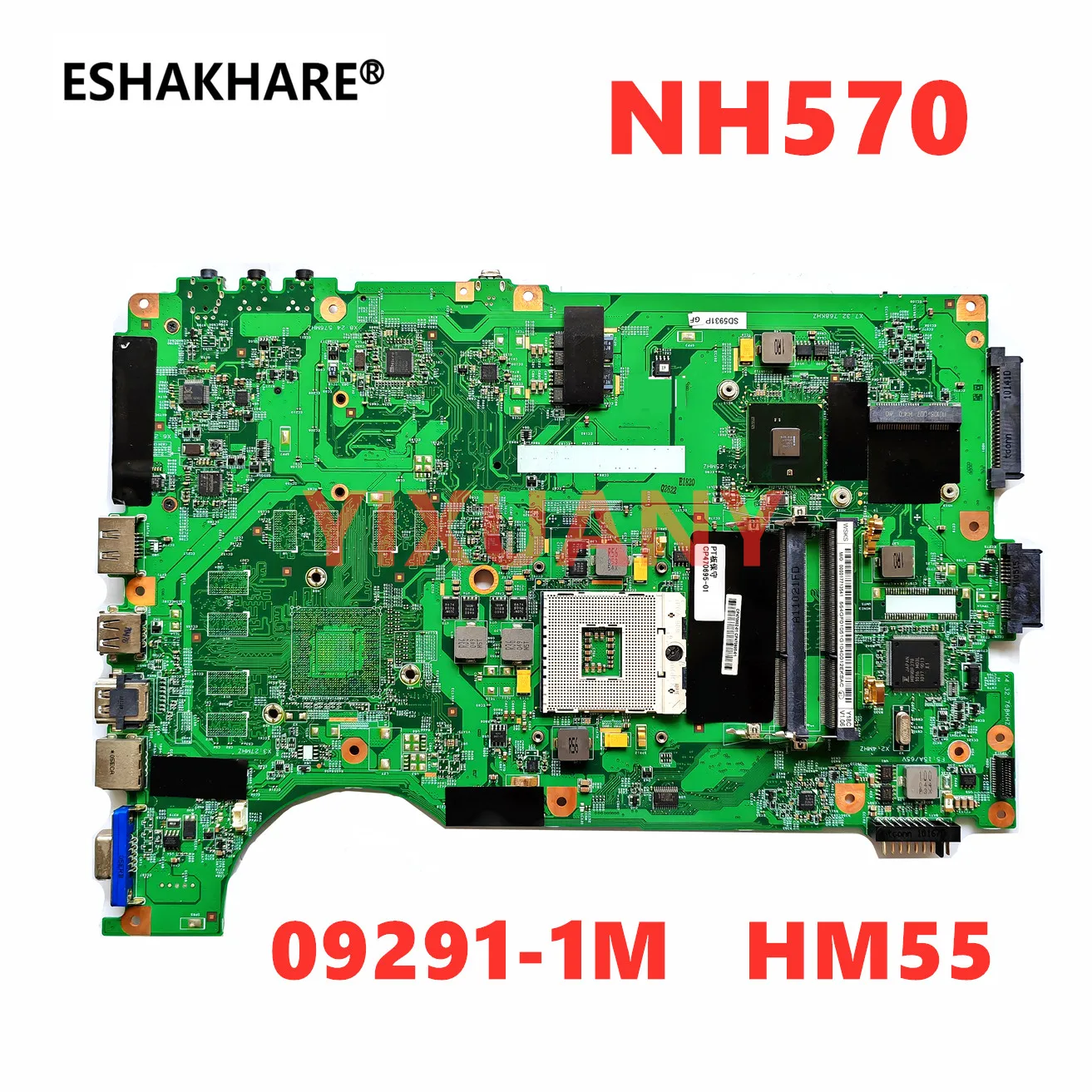 Материнская плата для ноутбука Fujitsu NH570 NV59 HM55 09291-1M 43.4GF01 01M HM55 DDR3, оригинальная новая 100% протестированная материнская плата ok
