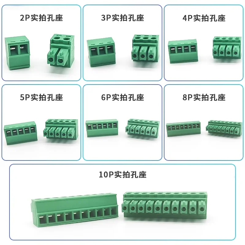 15EDG 3 81 мм 5 KF2EDG винтовая клеммная колодка для печатной платы разъем PLUG PIN HEADER SOCKET