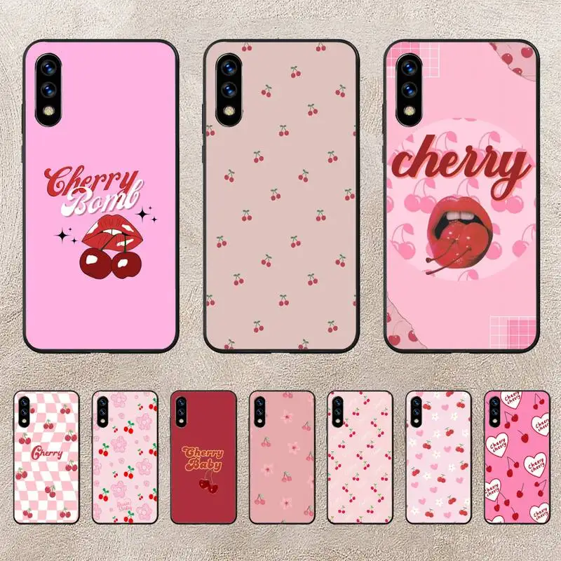 

Fruit Cherry Phone Case For Huawei P10 P20 P30 P50 Lite Pro P Smart Plus Cove Fundas