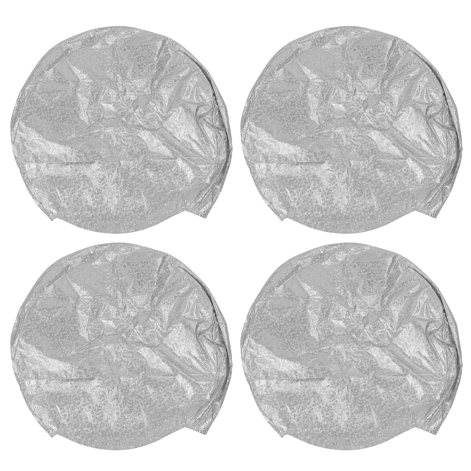 

4pcs Tire Cover Waterproof Aluminum Film Anti‑UV Tyre Protector for Car Truck SUV RVs car car car car car
