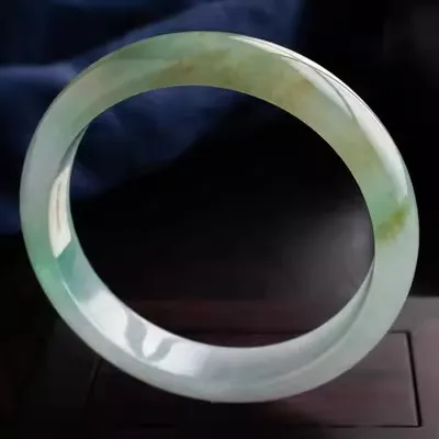 Ювелирные изделия zheru браслет из натурального бирманского нефрита 54 мм-62 мм