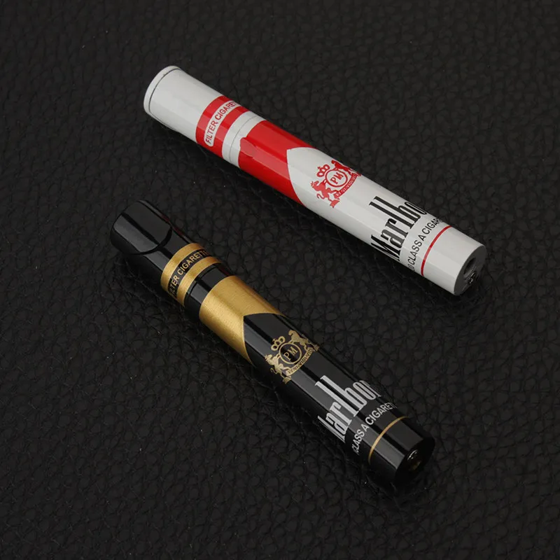 Фото Мини-зажигалка для сигарет с газовым колесиком, портативная карманная зажигалка, аксессуары для сигарет, подарки для мужчин и женщин №1