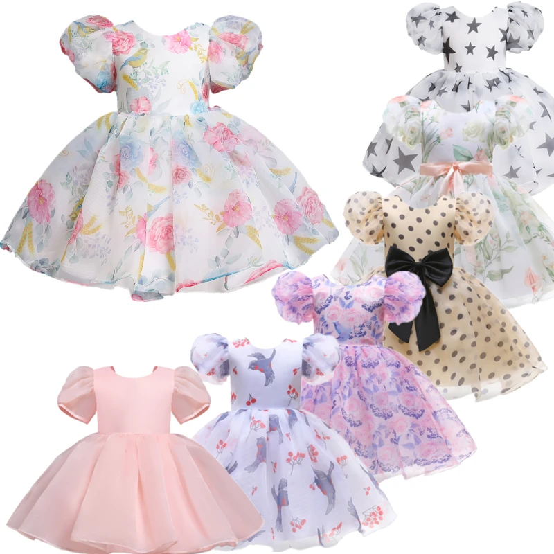 

Женское платье с цветами, свадебное платье для девочек, детские платья для выпускного вечера для девочек, элегантная детская одежда, вечерн...