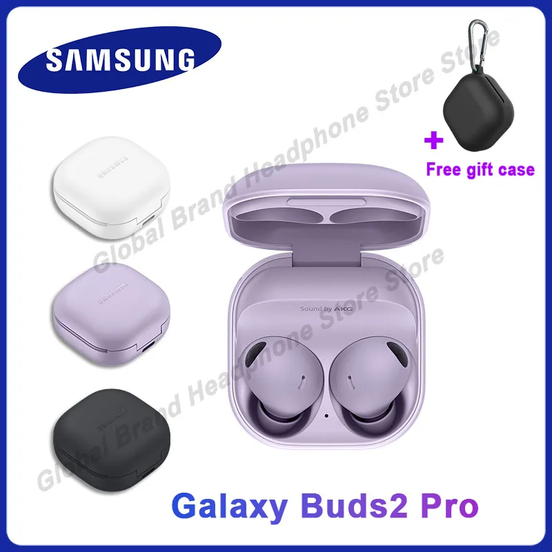 

Оригинальная Беспроводная Bluetooth-гарнитура Samsung Galaxy Buds2 Pro, спортивные наушники для бега, беспроводные наушники-вкладыши с зарядкой и чехлом, ...