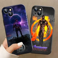 marvel the avengers iron man phone case for apple iphone 13 12 11 pro 12 13 mini x xr xs max se 6 6s 7 8 plus soft black coque