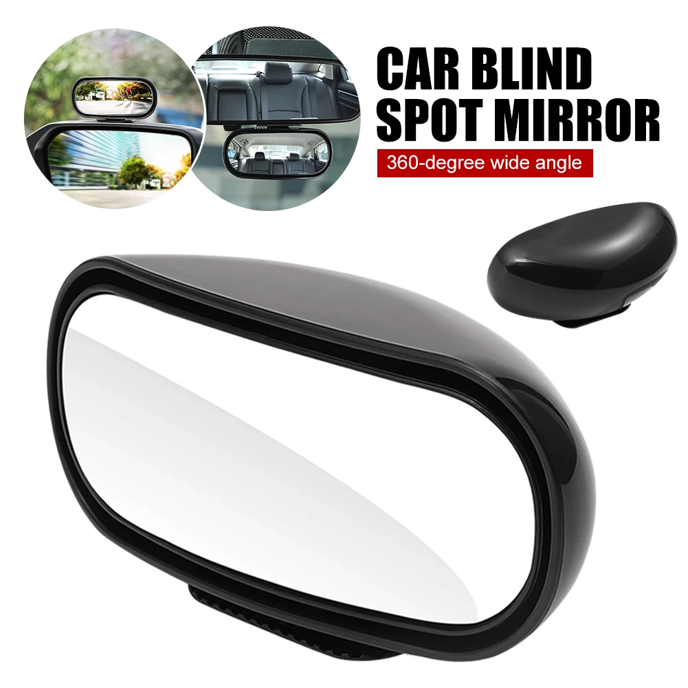 

Универсальное автомобильное зеркало с углом обзора 360 °, регулируемые боковые зеркала заднего вида для слепых зон, дополнительное зеркало з...