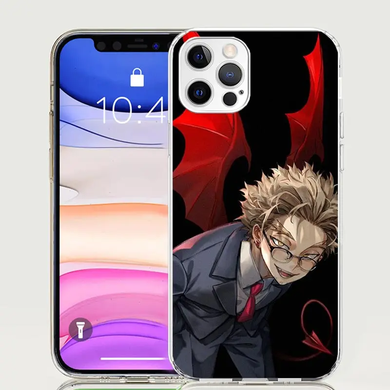 Чехол для телефона Hawks MHA My Hero A-Academy iPhone 16 15 Plus 11 14 Pro Max 13 12 Mini XS X XR 7 8 + SE Pattern Customized Couqe