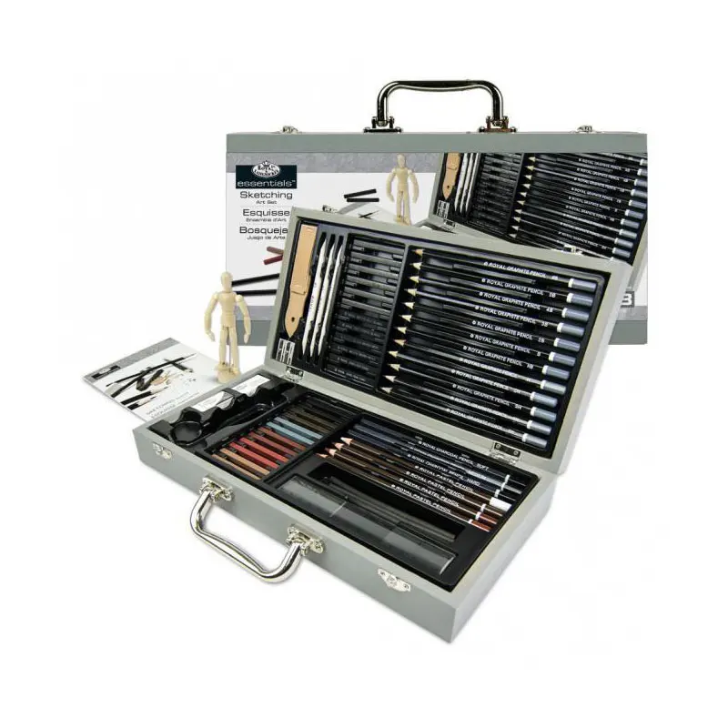 Set Art Drawing Charcoal Pencil Stationery 2h/hb/2b/3b/3b/4b/5b/6b/8b/12b/