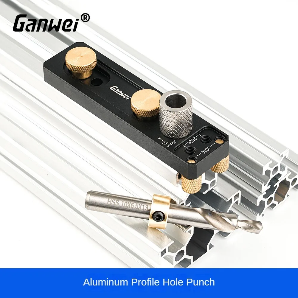 Алюминиевый профиль перфоратор 203040 соединение для перфорации с потайной