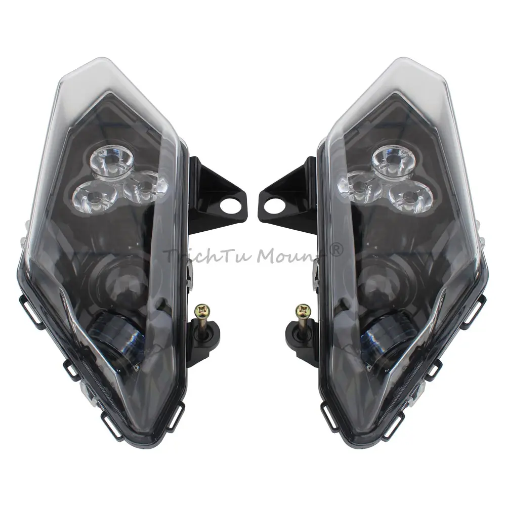 Пара светодиодных фар UTV в сборе фара 710004658 &amp 710004659 Для Can Am Maverick X3 XDS XRS Max Turbo R 2/4