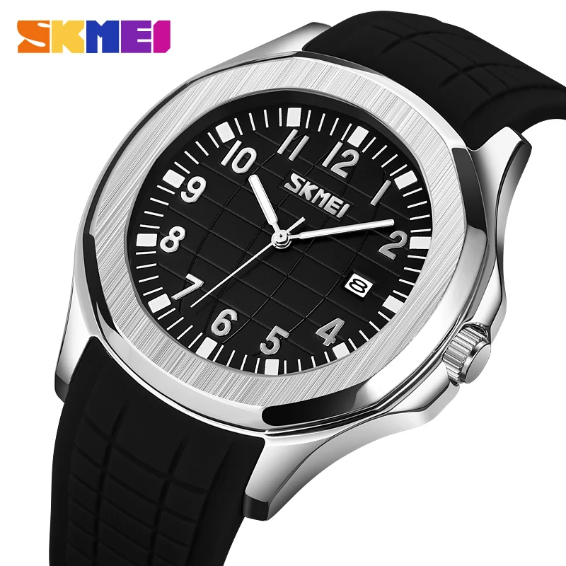 

SKMEI Simple Japan Quartz Movement Wristwatches Man Casual Waterproof Date Sports Watches Clock For Men Male Relogio Masculino